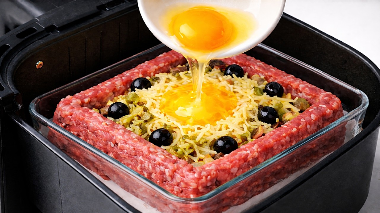 Фарш, приготовленный в аэрогриле, еще никогда не был таким вкусным! Быстрый ужин с эффектом ВАУ!
