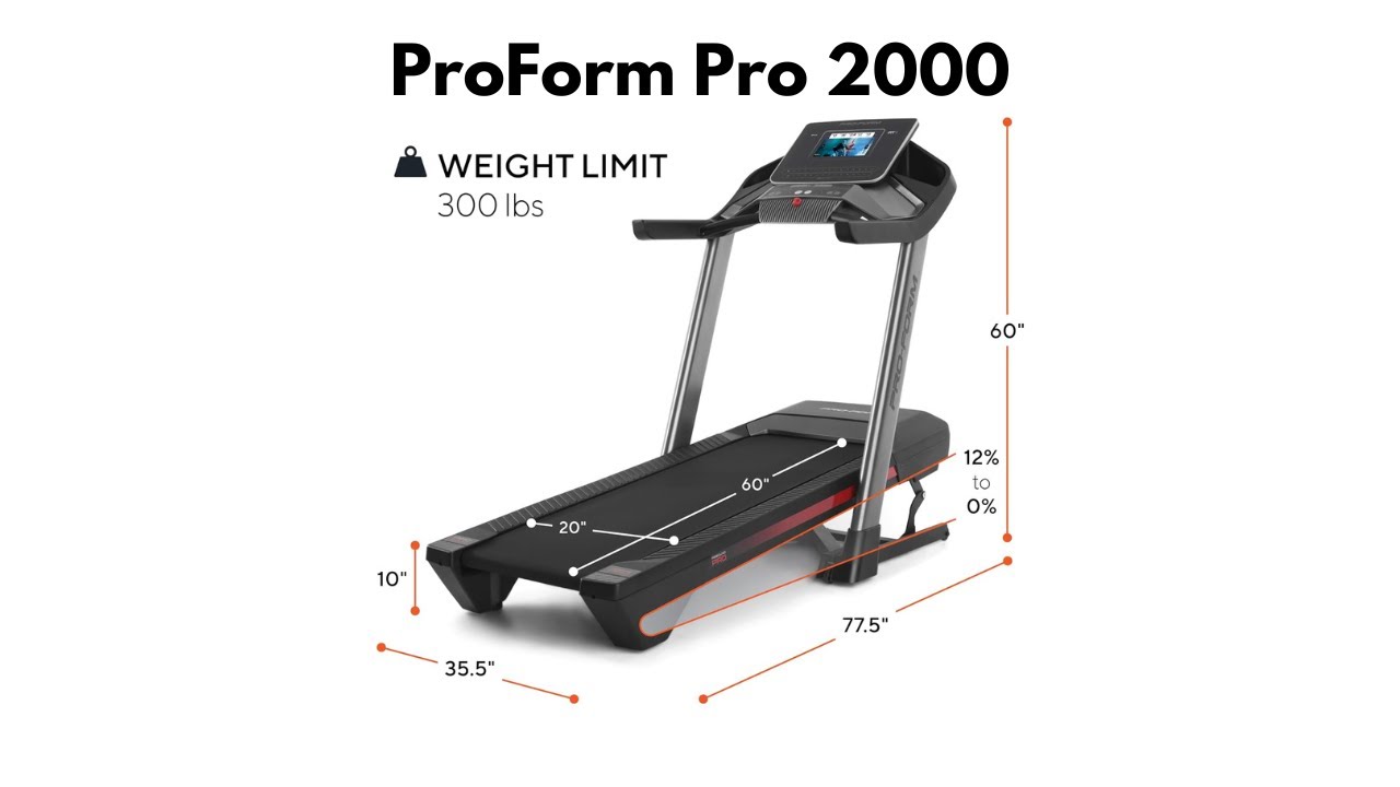 ProForm Pro 2000 Smart Treadmill Review