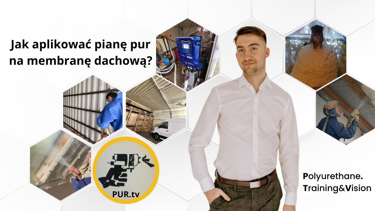 Jak aplikować pianę poliuretanową na membranę dachową? [PURtv]