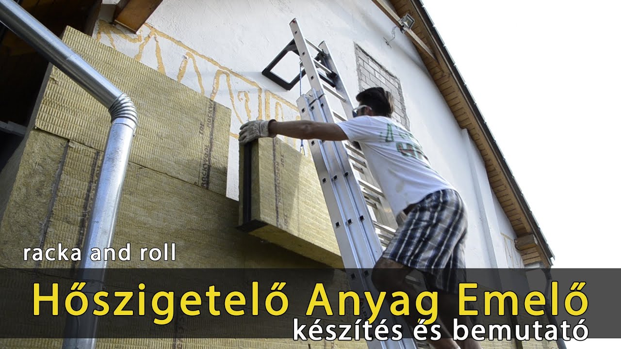 csigás hőszigetelő anyag tábla emelő készítés hegesztés