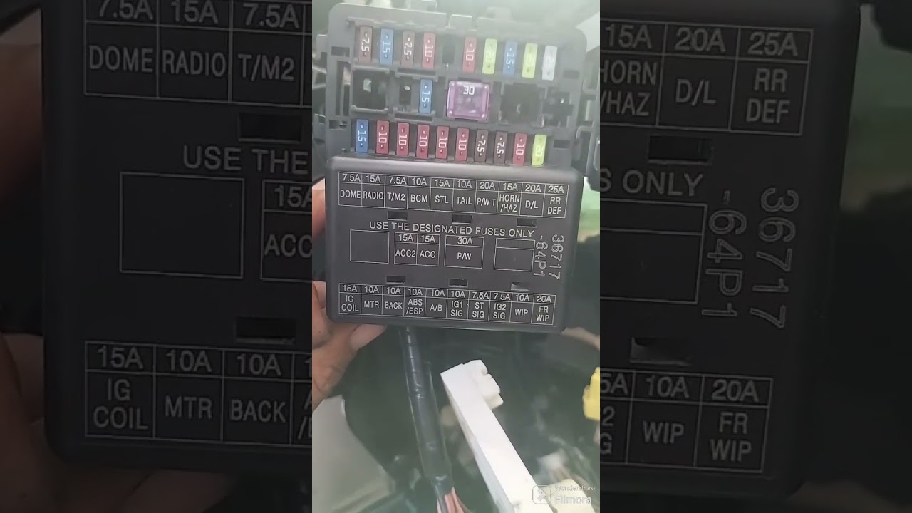 Fuse and relay Guide DA17V [Semi Wagon]