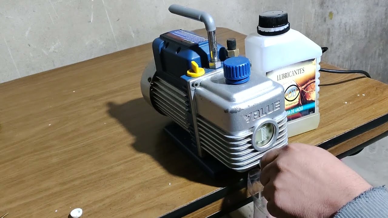 cambio de aceite de bomba de vacío VALUE