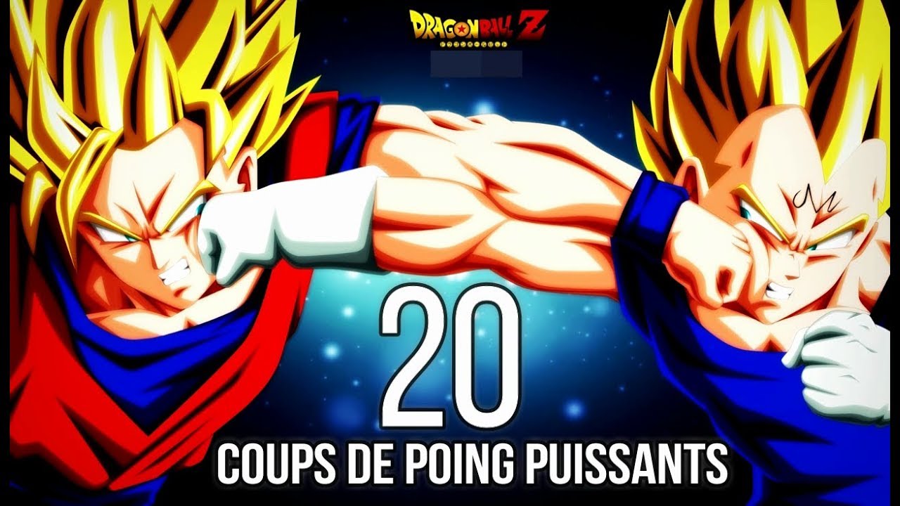 20 COUPS DE POING PUISSANTS dans DRAGON BALL