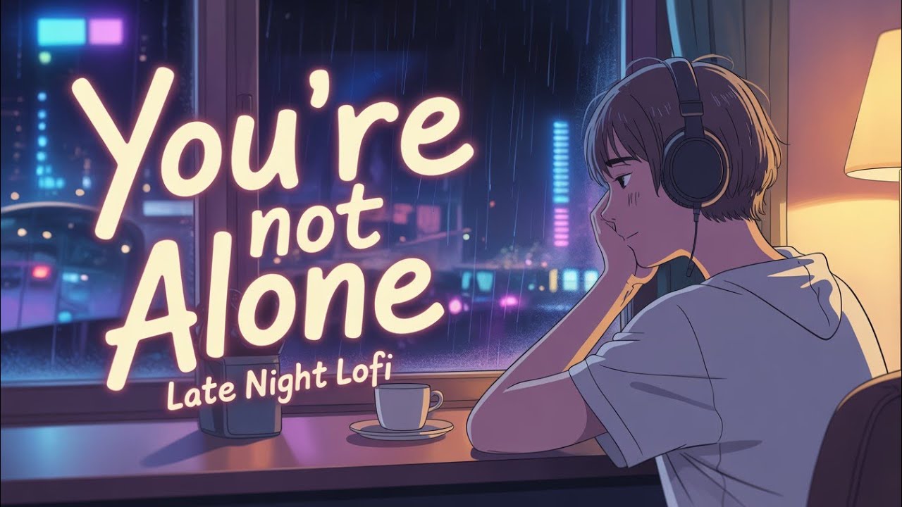 You’re Not Alone 🌙 Late Night Lofi Beats to Relax, Study & Heal