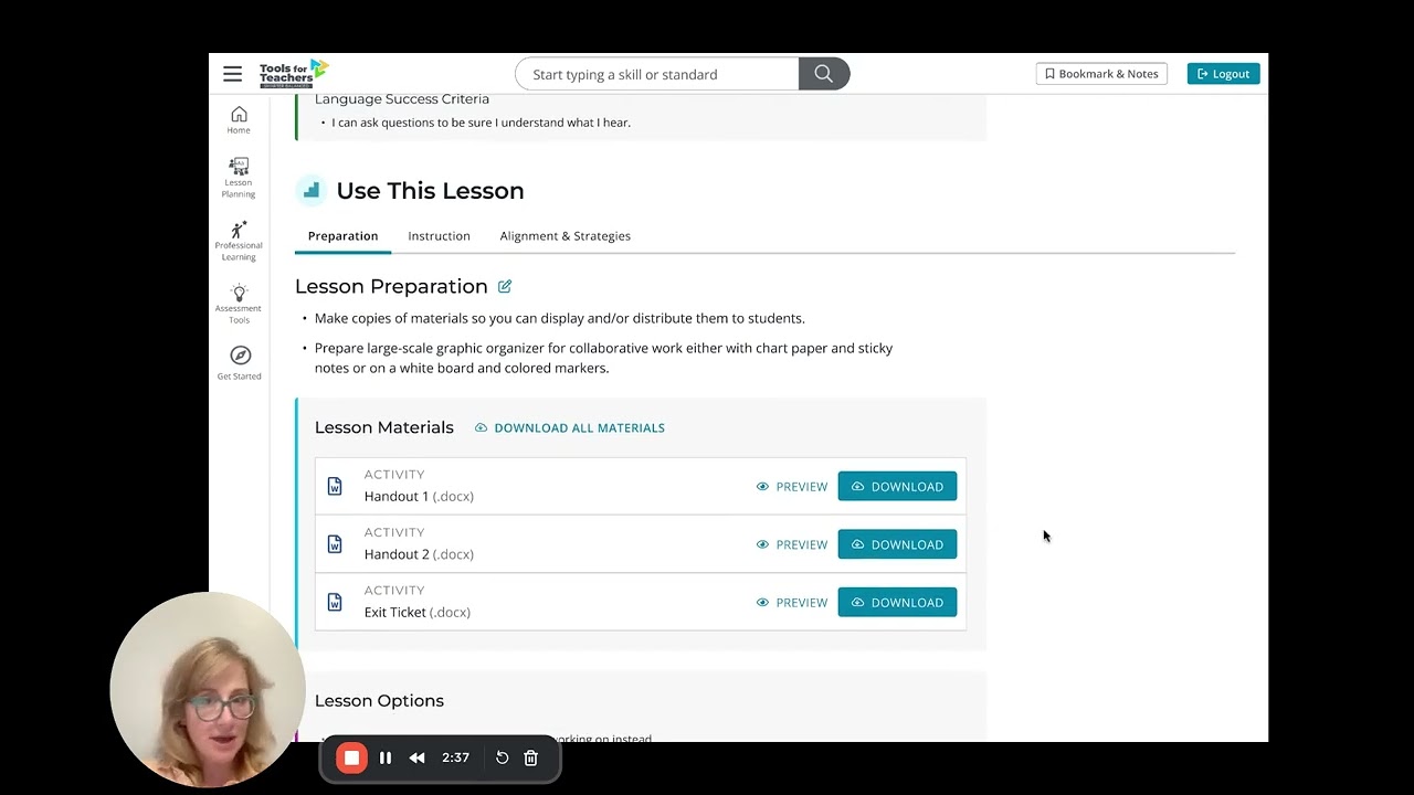 Tools for Teachers Enhancements Overview