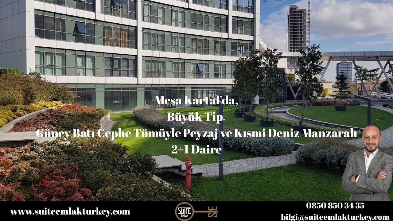 M4 Kadiköy Sabiha Gökçen Metro Hattı Yakacık İstasyonuna Yakın Mesa Kartall'da Büyük Tip 2+1 Daire