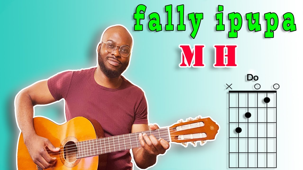 Comment jouer MH de Fally Ipupa à la guitare | tuto guitare |