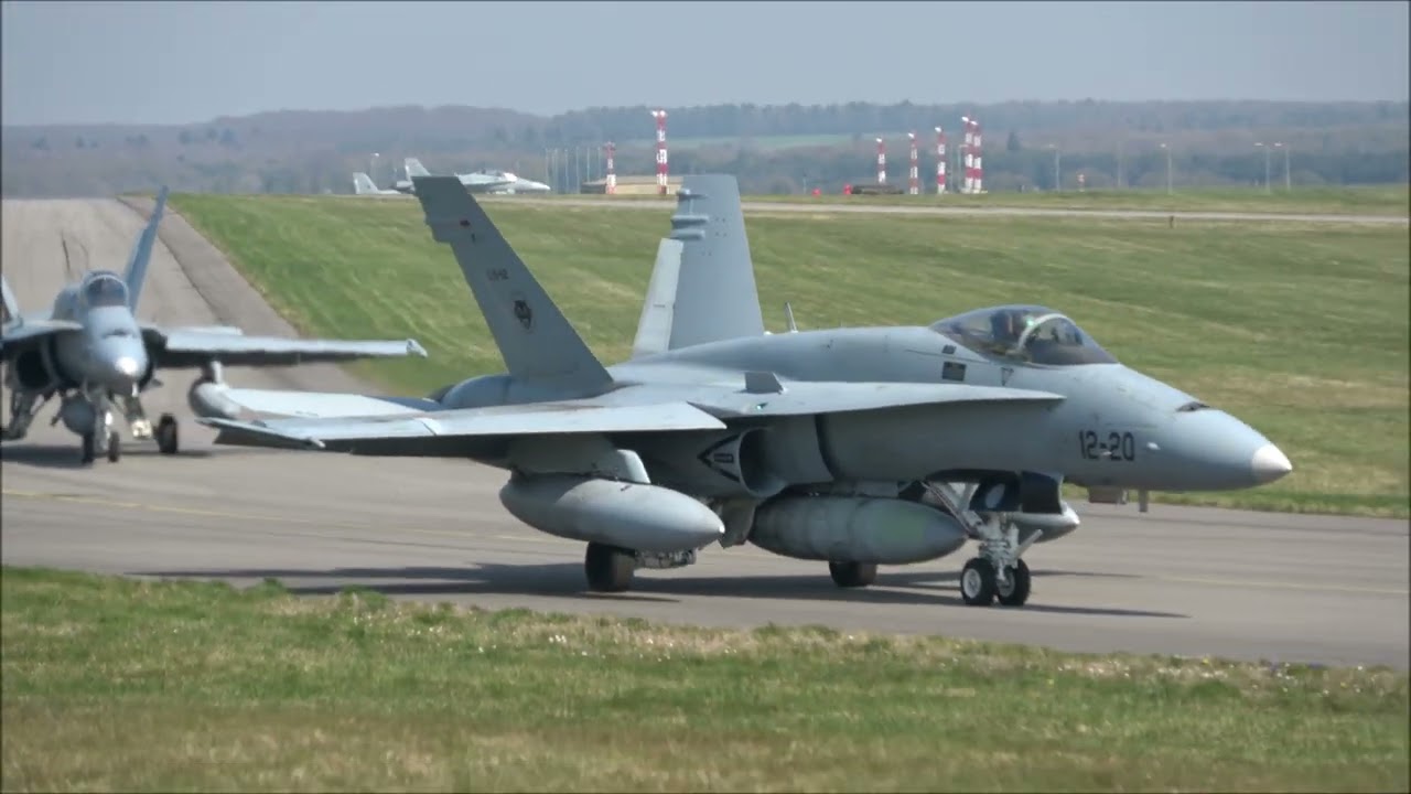 A superb afternoon at RAF Marham for Exercise Ramstein Flag, Spanish F-18 Hornets & F-35B Lightnings