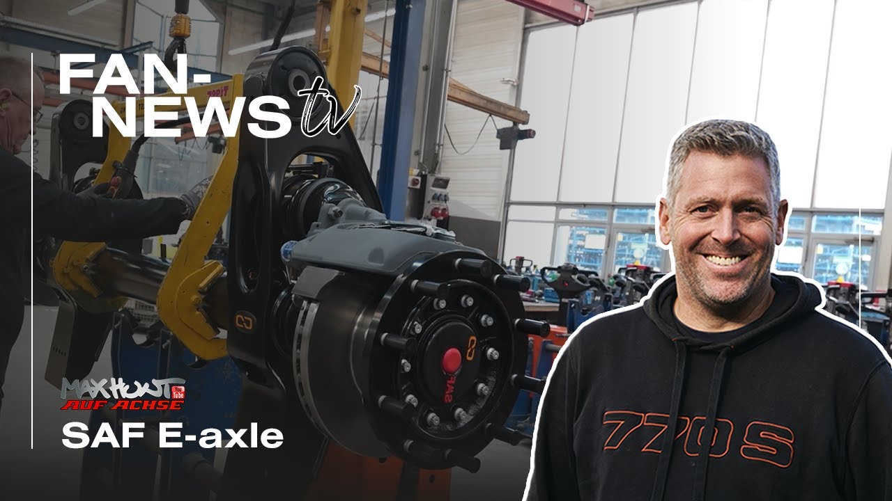 Max Hunt tests SAF's E-axles: The future of transportation is electric!?