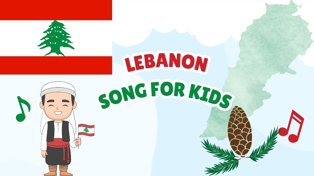 Lebanon Song for Kids | Learn About Lebanon | Middle East Geography