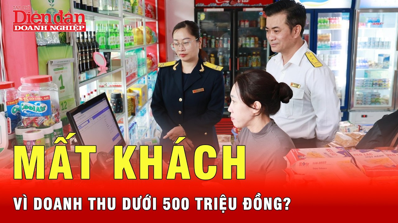 Nỗi lo mất kh&aacute;ch của hộ kinh doanh c&oacute; doanh thu dưới 500 triệu/năm | Tin tức 24h