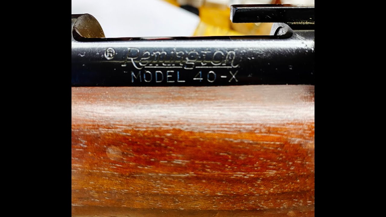 Remington 40-X 22LR Bolt Action Target Rifle