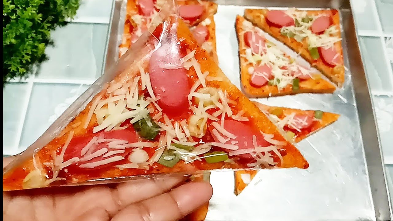 PIZZA ROTI TAWAR TANPA OVEN MUDAH DAN TANPA RIBET