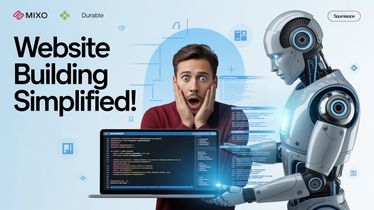 Build a Website in 60 Seconds with AI | Durable, Mixo & Squarespace website builder, ai for business