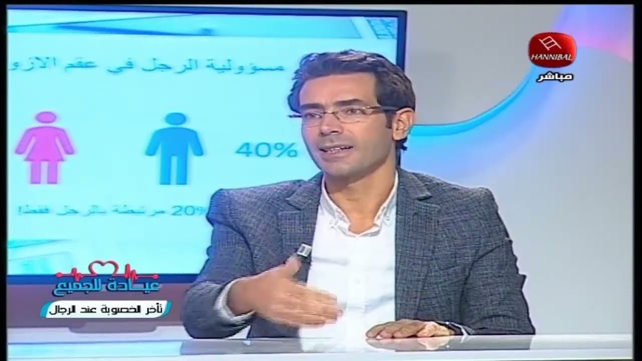 تشخيص وعلاجات إضطرابات الخصوبة لدى الرجل. د. وسيم شعبان ضيف في عيادة للجميع