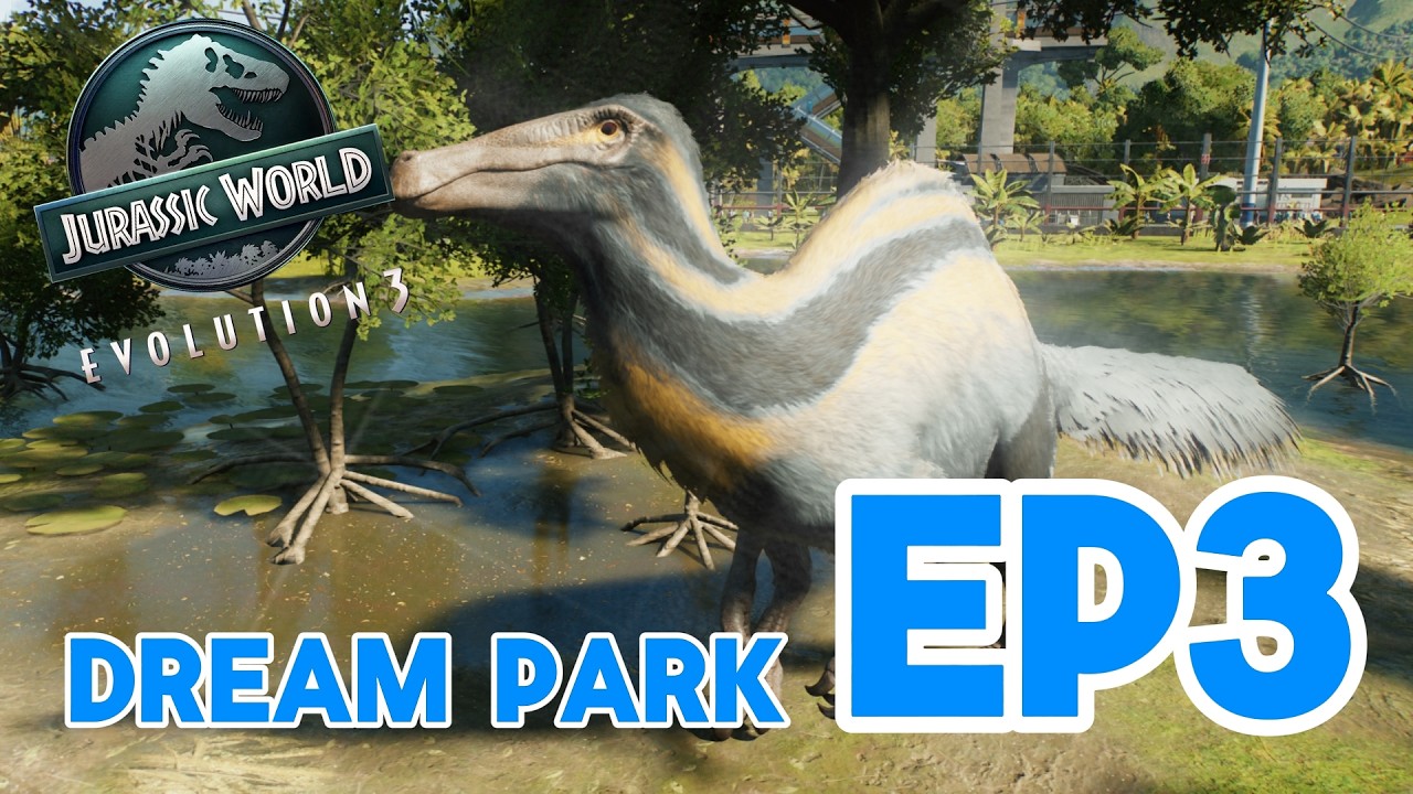 Дейнохейры и детеныши! - Парк мечты в Jurassic World Evolution 3, эпизод 3