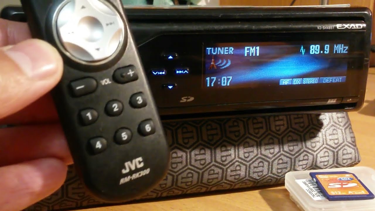 Jvc kd shx851 + SD card 512mb part 1