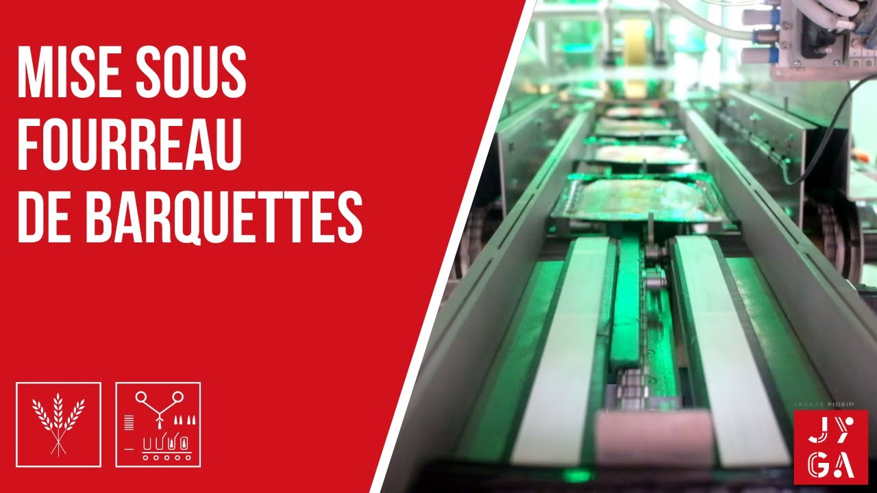 Mise sous fourreau de barquettes charcuterie | JYGA