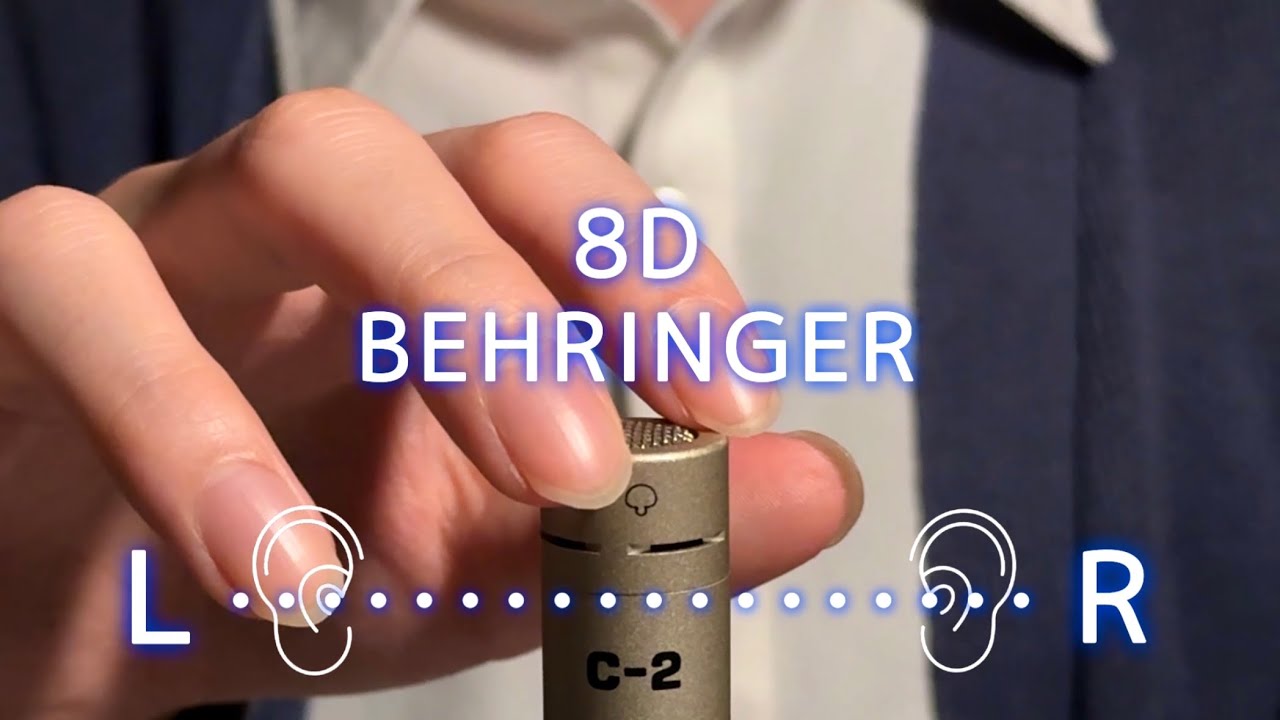 8D ACMP Постукивание и Царапанье по Behringer, Которые Кажутся Двигающимися Вокруг Твоего Мозга🧠
