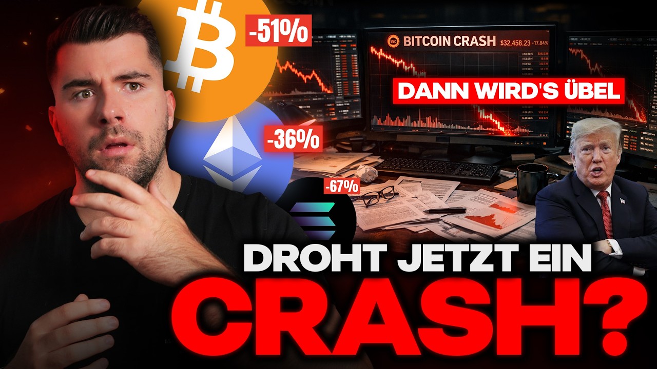 Krypto: Droht jetzt die n&auml;chste gro&szlig;e ESKALATION?! (F&auml;llt BITCOIN dann weiter?!)