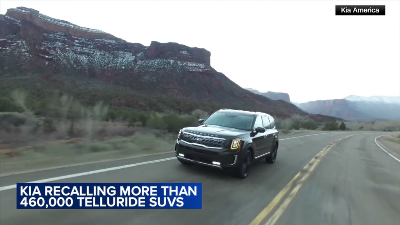 Kia recalls Telluride SUVs due to potential for front seats to catch fire