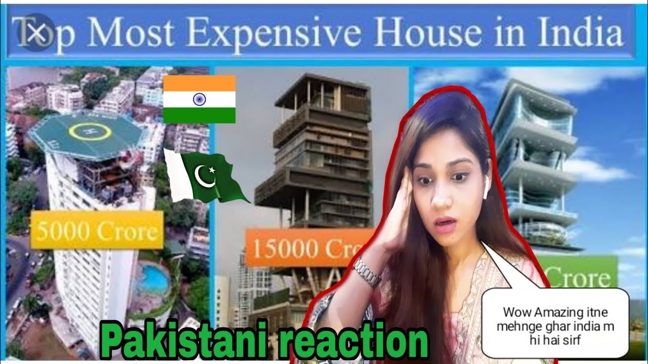 Pakistani reaction | Top 10 Most Expensive House in India _ Ulra Luxary Buildings in India _ Antilia