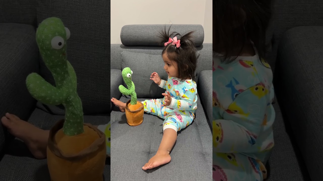 Dancing Cactus Baby reaction #shorts
