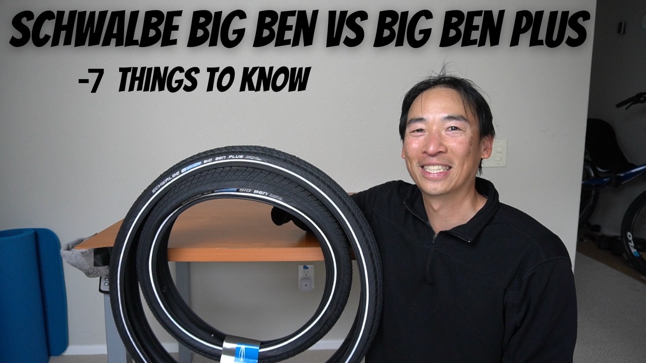 Schwalbe Big Ben vs Big Ben Plus Urban City Bicycle & Ebike Tire Comparison