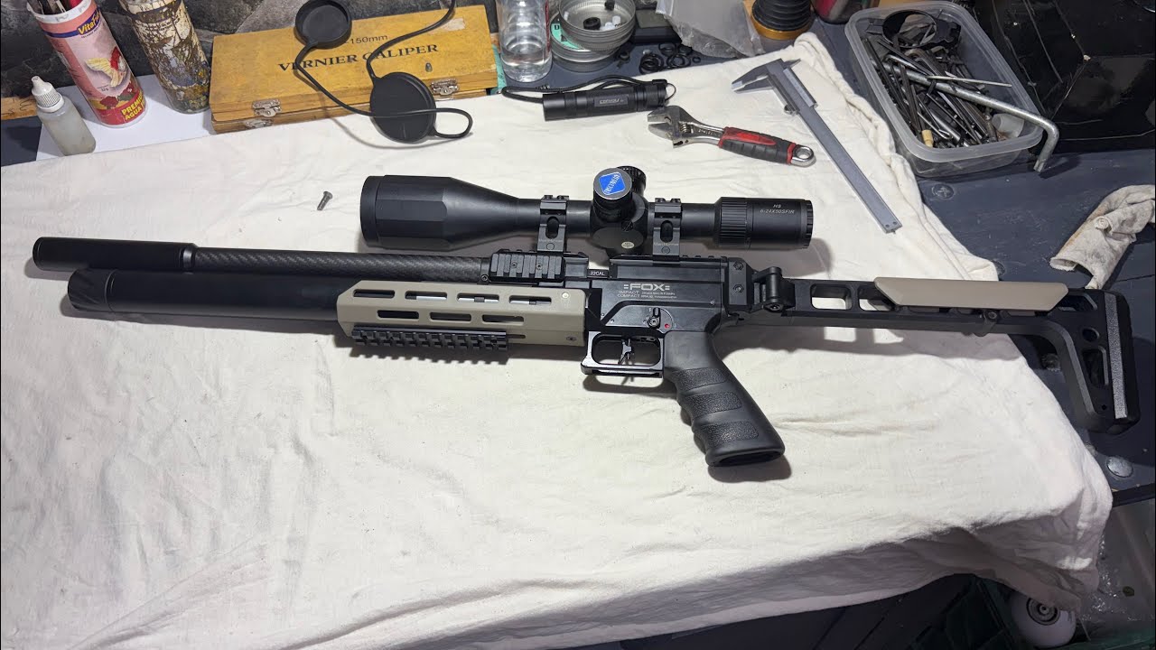 Primeras pruebas del FOX IMPACT COMPACT 5,5 mm  MODIFICADO!!