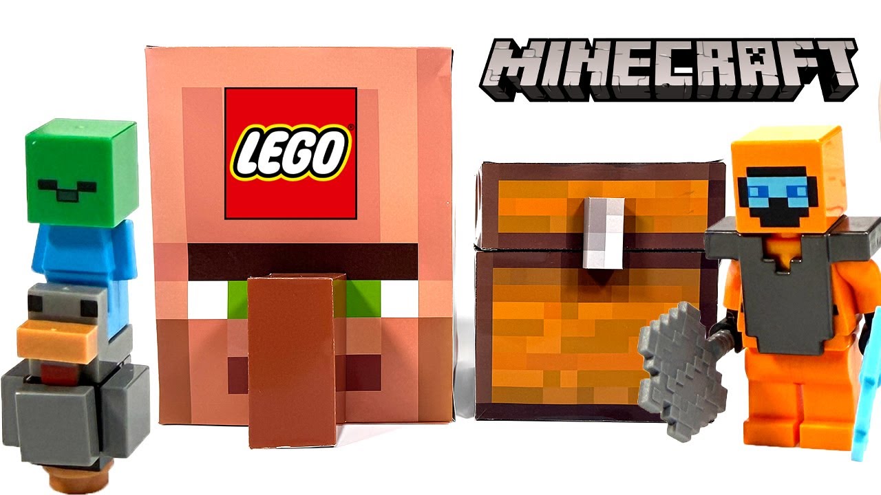 Unboxing LEGO Minecraft MOB PETS Box!