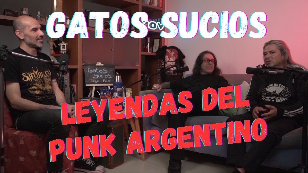 GATOS SUCIOS: charla con DIEGO y PELKE sobre PUNK, los 90, CEMENTO, Iorio y más