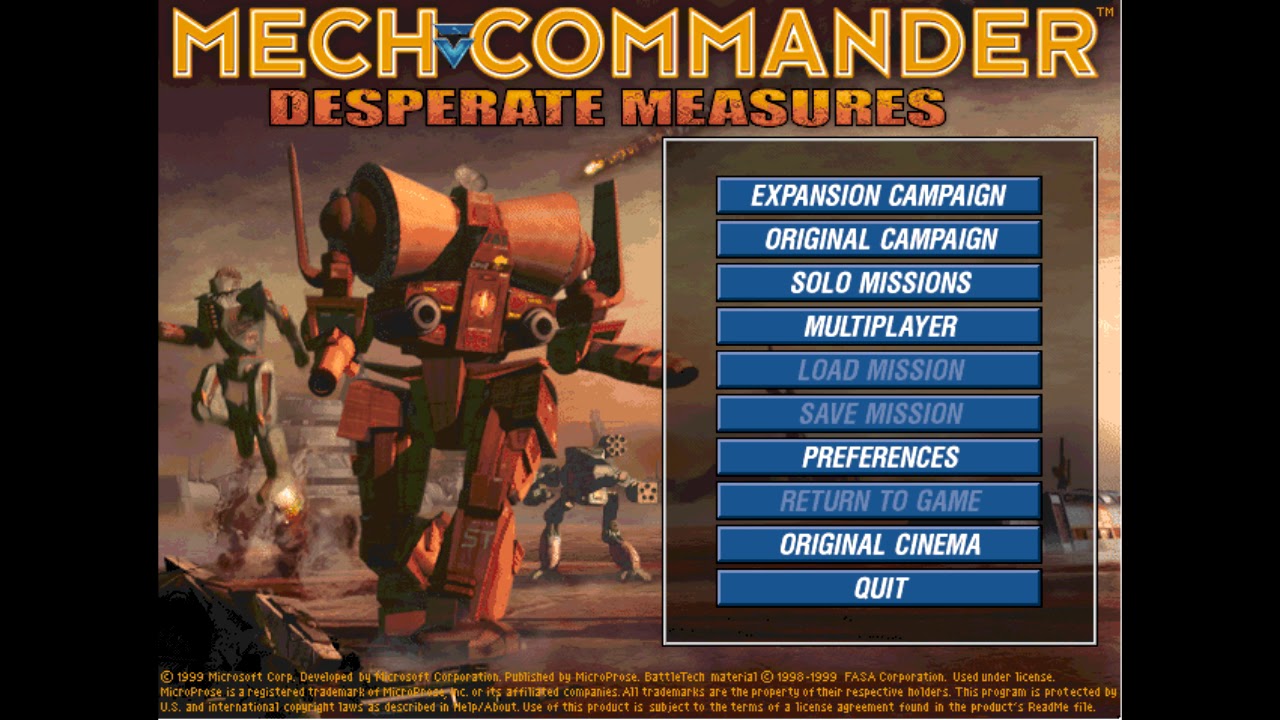 8 Hours of the Mechcommander Mechlab Music