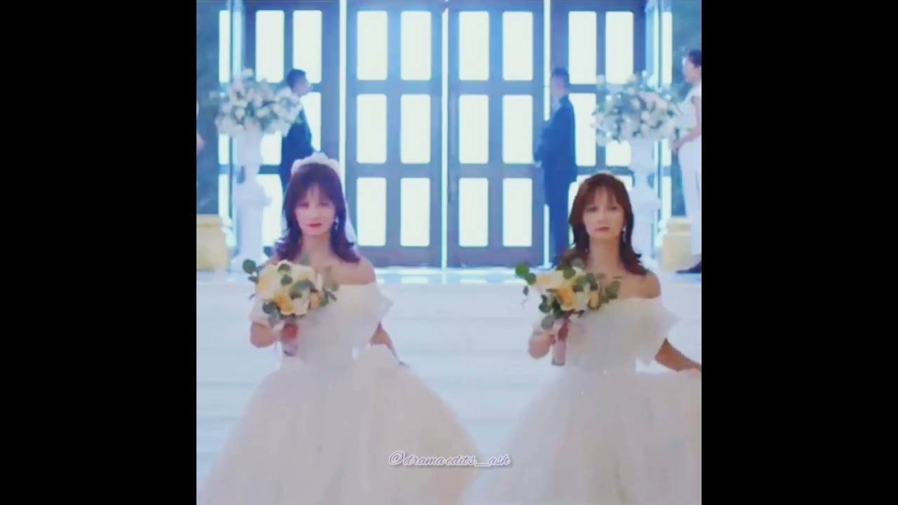 Twin sisters wedding👰✨| She is the one | #timpei #linuo #cdrama #shorts