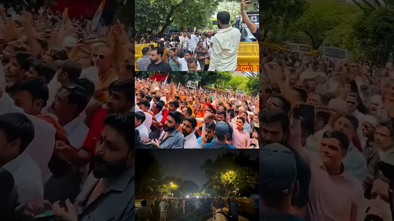 Part 1 Reservation Hatao Andolan Jantar Mantar Protest | Delhi Police Action |