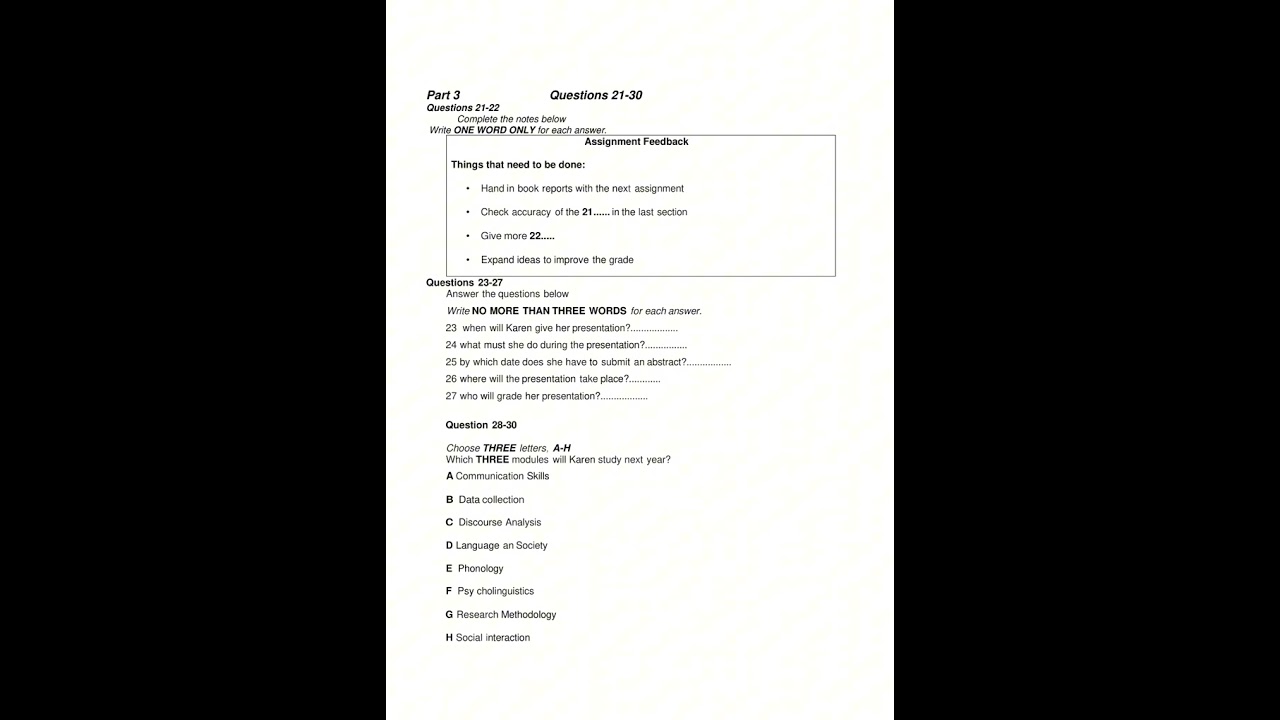 Vol 1 - test 6 - section 3