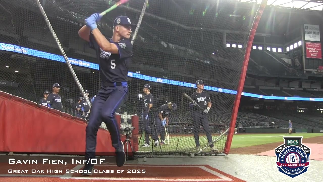 Gavin Fien Prospect Video, Inf OF, Great Oak High School Class of 2025, #PGAAC