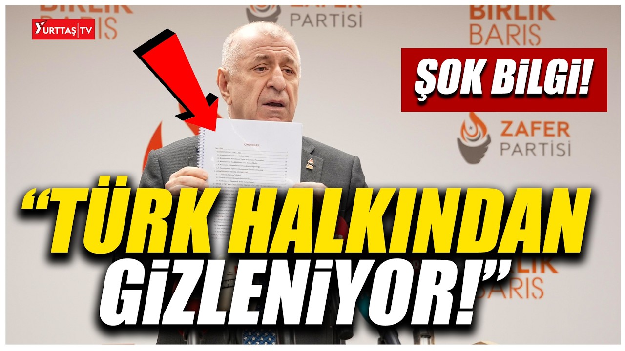 Ümit Özdağ “Türk halkından gizleniyor” dedi! Canlı yayında ifşa etti!