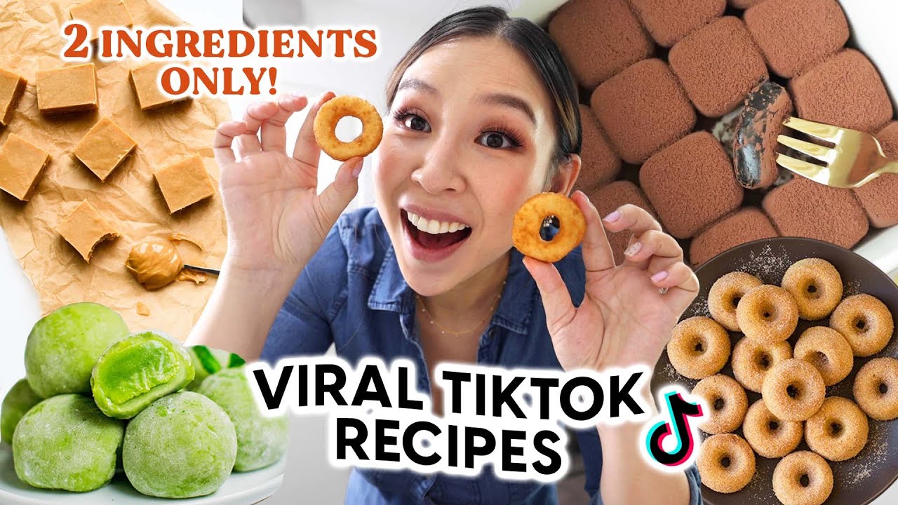 Testing Viral 2-Ingredient TikTok Recipes 🍩 🍫 | Part 7