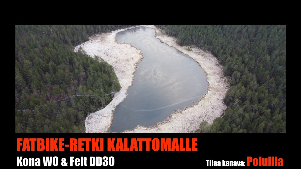 Kalattomalle Erkylän kautta, retkipyörinä läskit: Kona Wo & Felt DD30