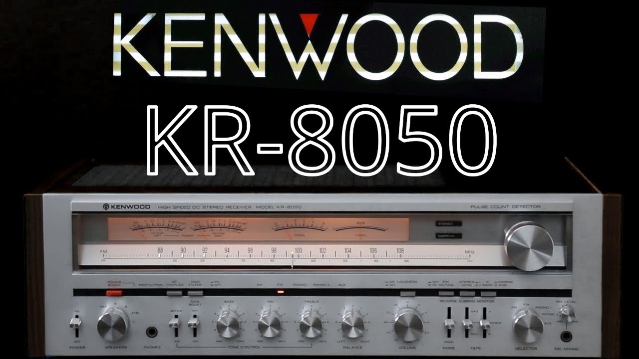 Kenwood KR-8050. Ремонт и восстановление старого классического стереоресивера. AM, FM, фонокоррек...