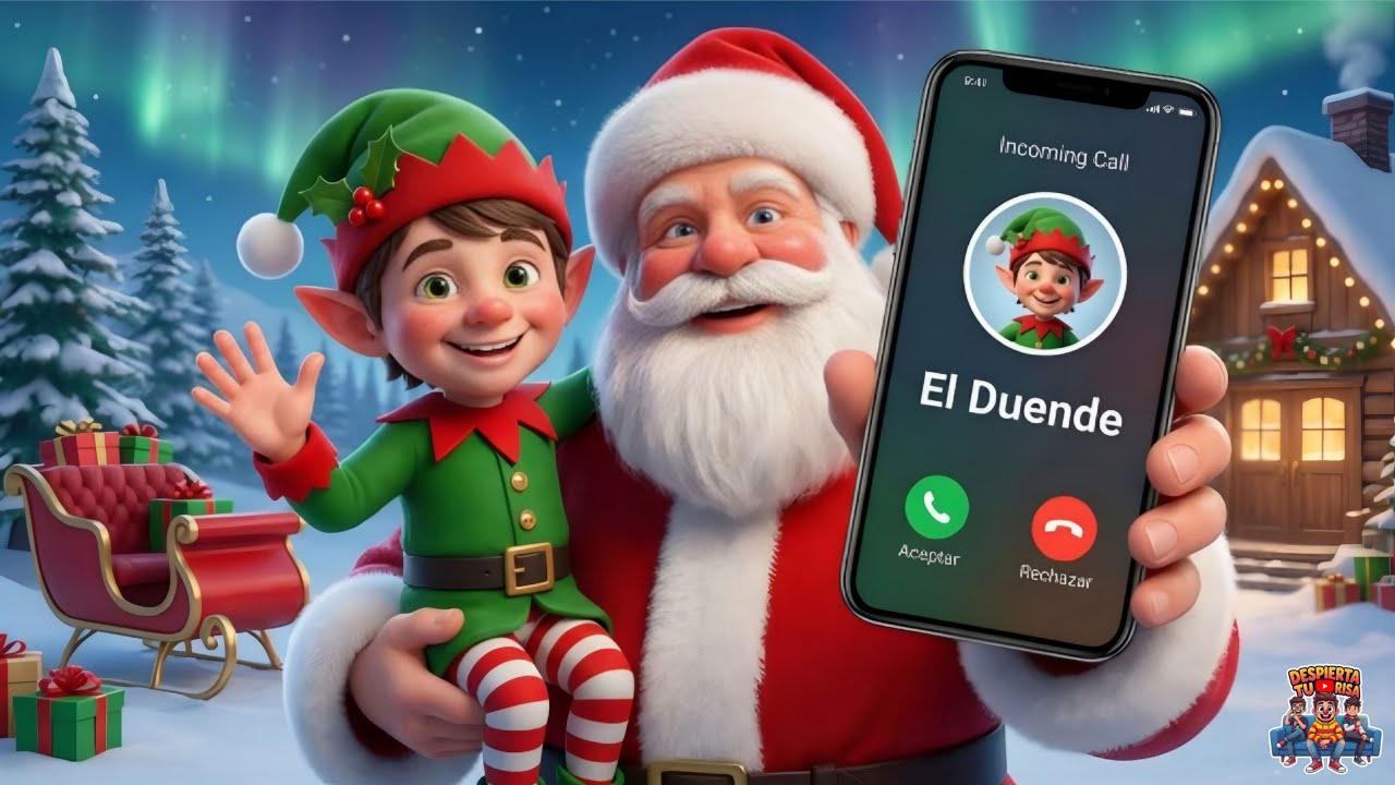 📞🧝‍♂️ Llamada del Duende Navideño 🎄 / El Elfo De Santa Claus Te Llama Desde el Polo Norte