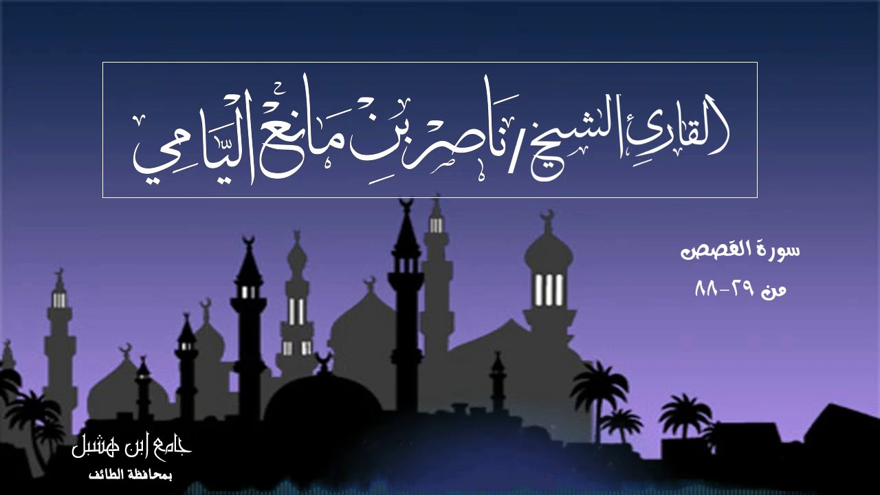 ناصر اليامي I سورة القصص من الآية (٢٩-٨٨).