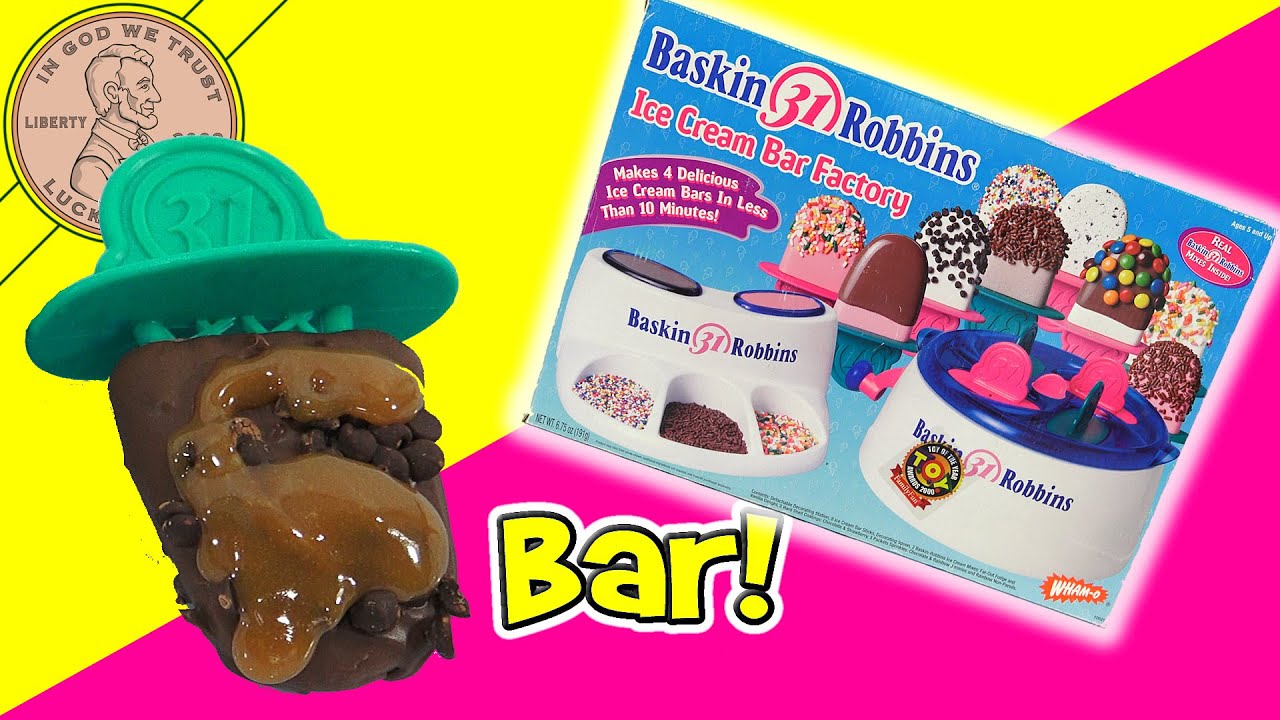 Baskin Robbins 31 Flavors Ice Cream Bar Factory By Whamo Maker Set