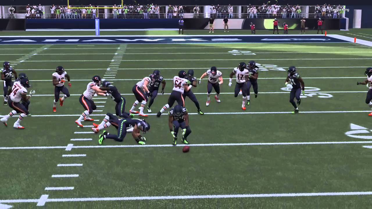 Bears @ Seahawks wk2 Season 2. Wagner FF recovery