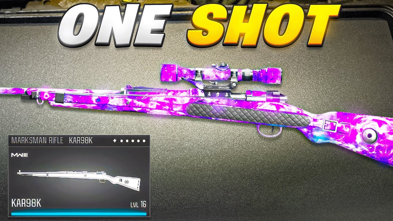 new *ONE SHOT* KAR98 is META in WARZONE 4! 😲 (Best KAR98K Class Setup) - BO6