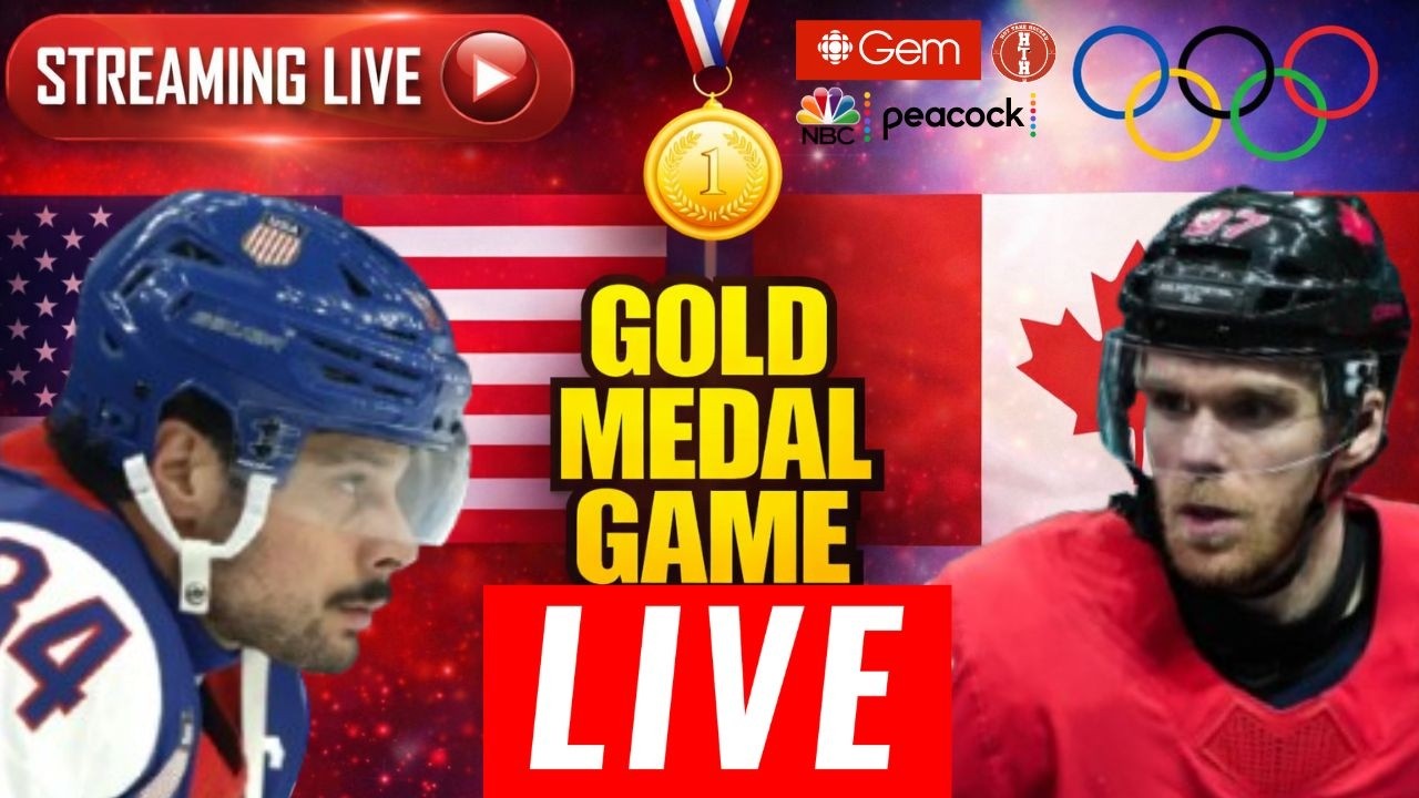 Canada vs USA Men's Hockey Gold Medal Game LIVE | Milano Cortina Olympics 2026 Final | Game Stream