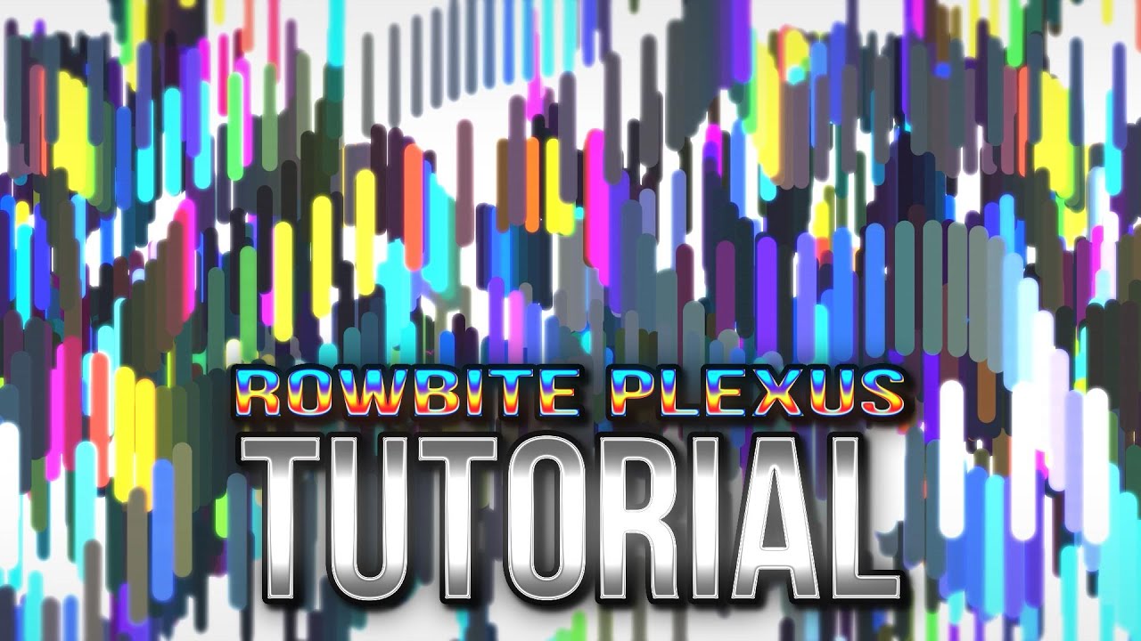 Rowbite Plexus RGB Animation | After Effects Tutorial Background #263