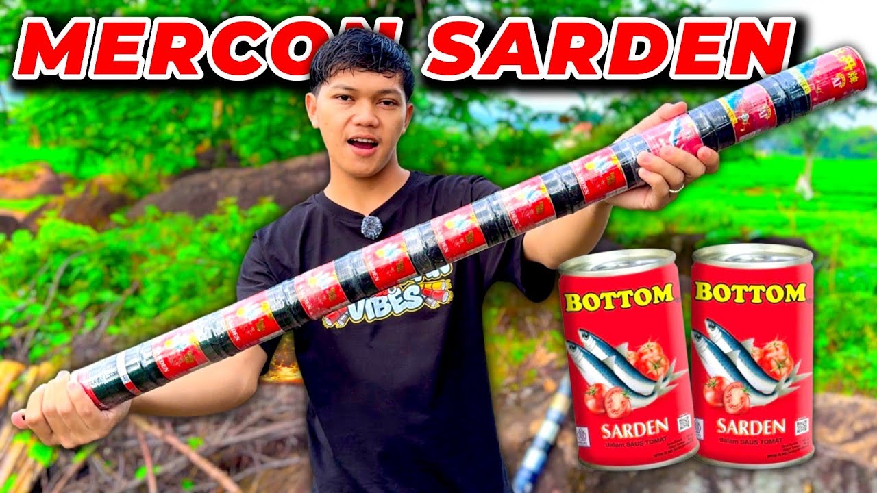 PERTAMA KALI COBA KALENG SARDEN !!! HASIL SUARANYA BIKIN KAGET ??