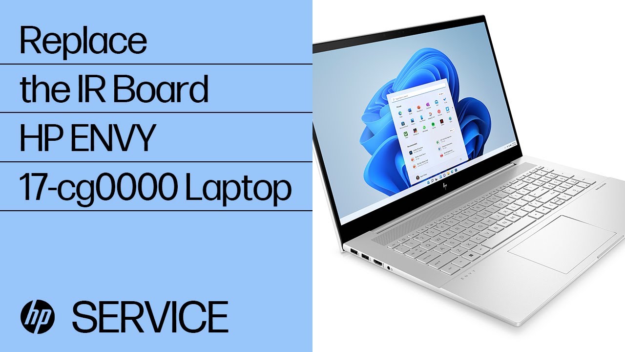 Replace the IR Board | HP ENVY 17-cg0000 Laptop PC | HP