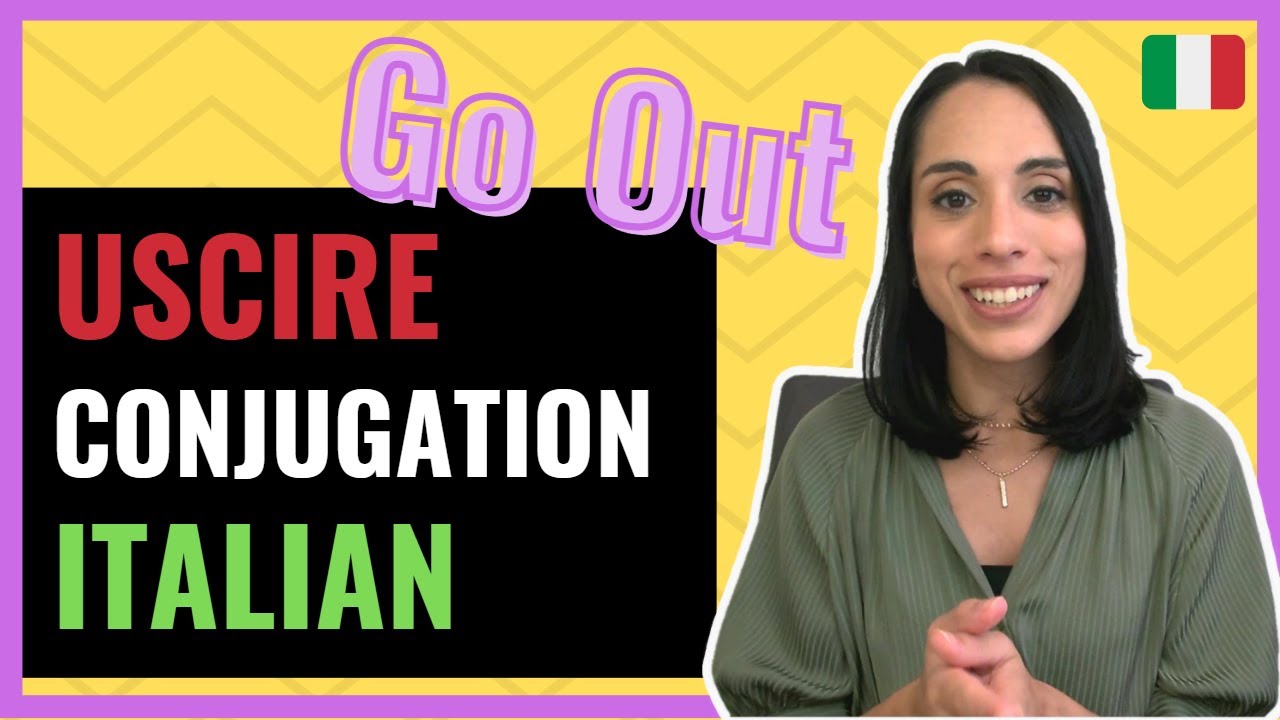 [Italian Verbs] Learn 3 BASIC Tenses for verb USCIRE | GO OUT Conjugation Italian